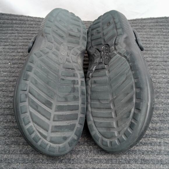 Crocs Classic Adult Unisex Lined Clog Sandal Black - Picture 4 of 6